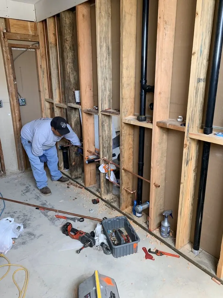 Commercial rough-in plumbing for Water Heater Replacement in Nacogdoches